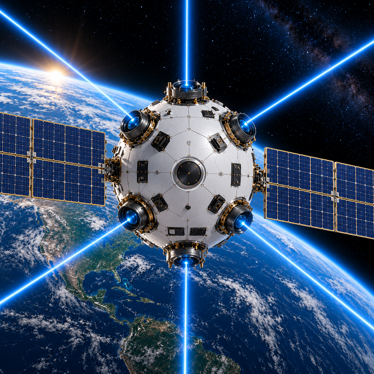 SpheroSat optical infrastructure